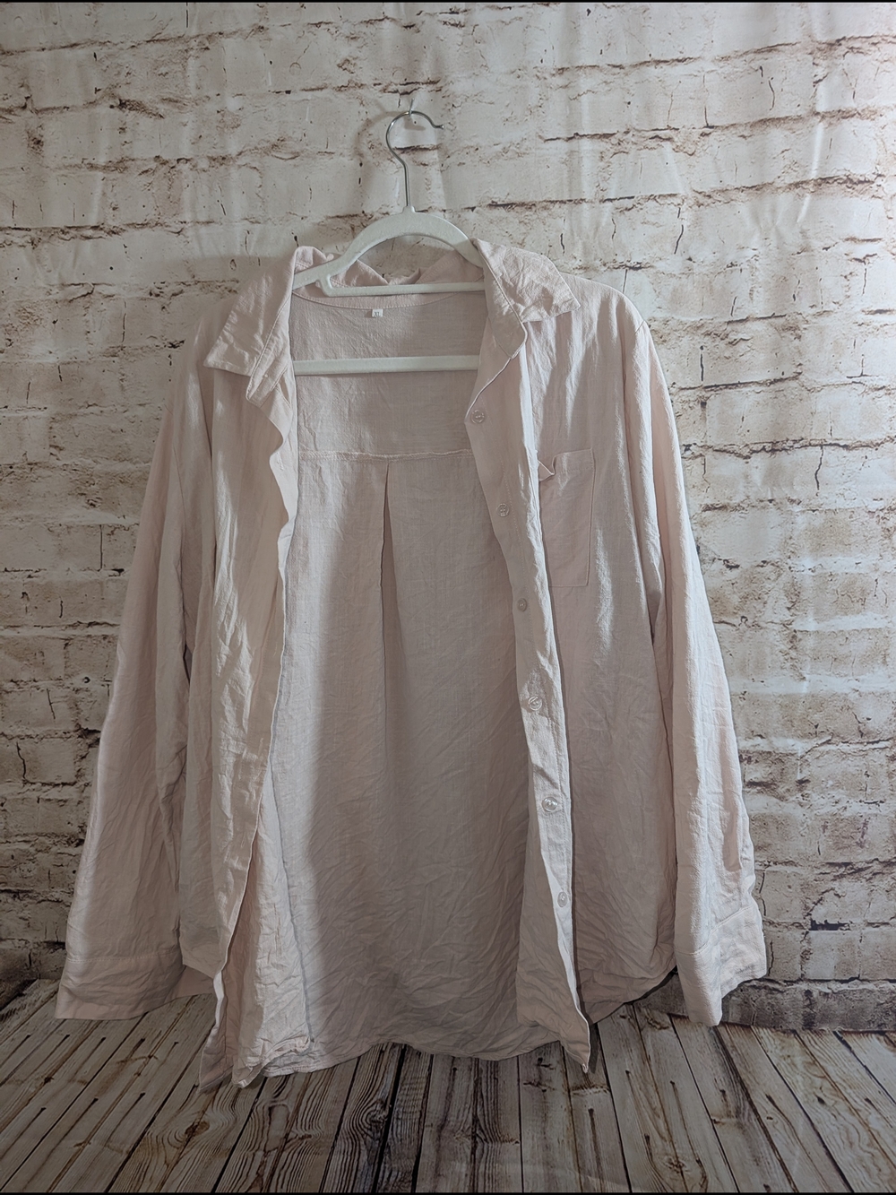 ~Button Down Women's Shirt, Cover Up XL 100% Cotton Very good pre-owned conditio